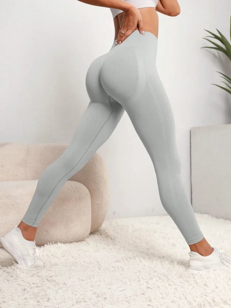 Leggings taille haute pour femmes, pantalon d'entraînement, contrôle du ventre, doux, extensible, confortable, Yoga, course à pied, sport