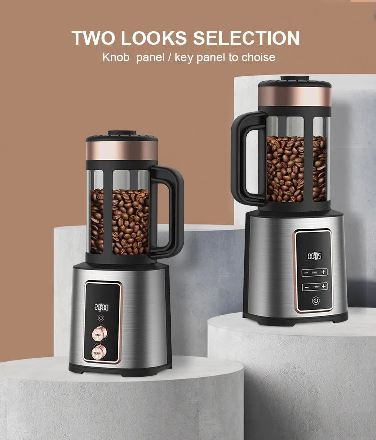 Nouveau 220V électrique ménage Air torréfacteur Machine à café maison café grain torréfacteur contrôle de la température café torréfaction Machine