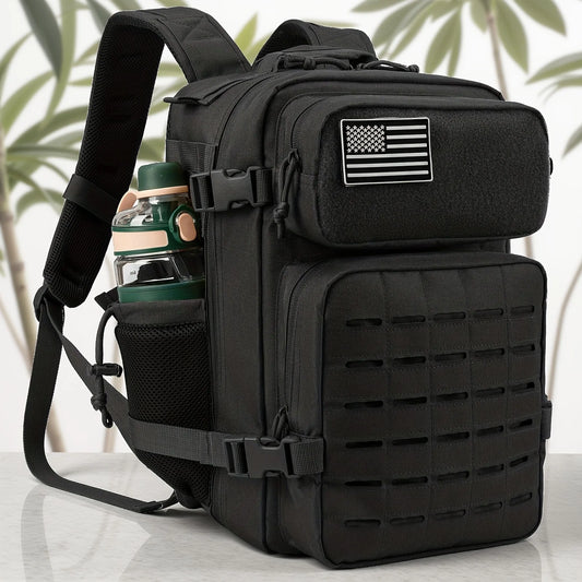25L sac à dos tactique sac de plein air sac à dos de fitness sac à dos MOLLE femmes/hommes randonnée sac à dos de survie hommes double porte-gobelet