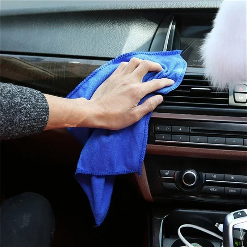 Serviettes en microfibre pour lavage de voiture, tissu de séchage, chiffons de nettoyage ménager, chiffon de polissage pour détails automobiles, outils de nettoyage de la maison, 1 à 20 pièces