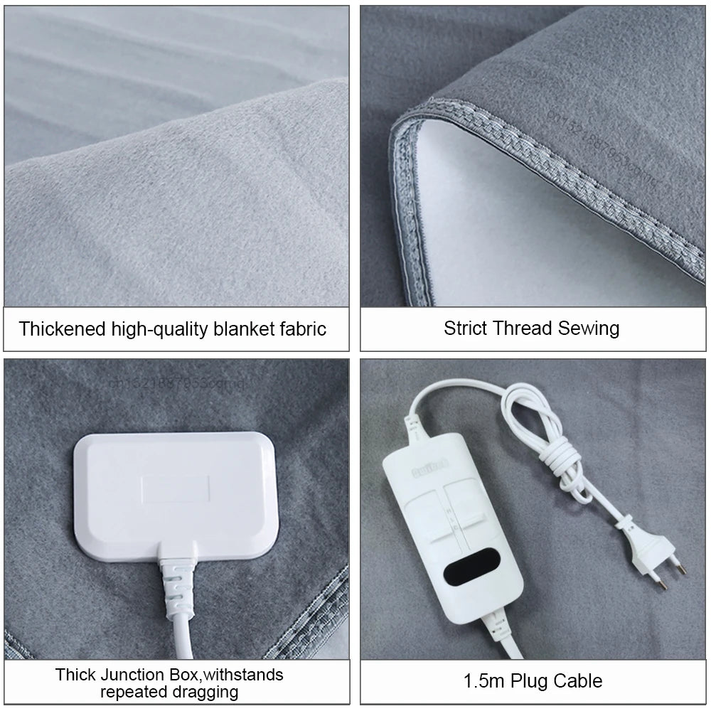 Couverture chauffante électrique pour chambre, couverture chauffante automatique, chauffe-corps, matelas thermique, 220V