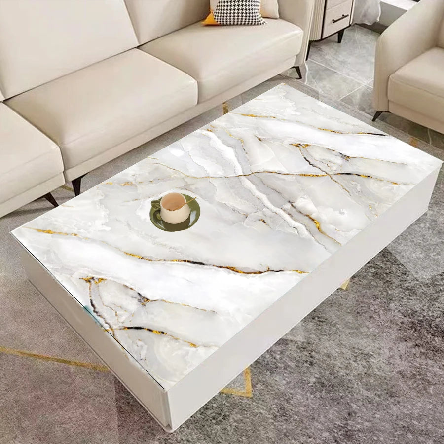 Papier peint auto-adhésif à motif de marbre, autocollant résistant à l'huile pour décoration de la maison, salle à manger, cuisine, salon