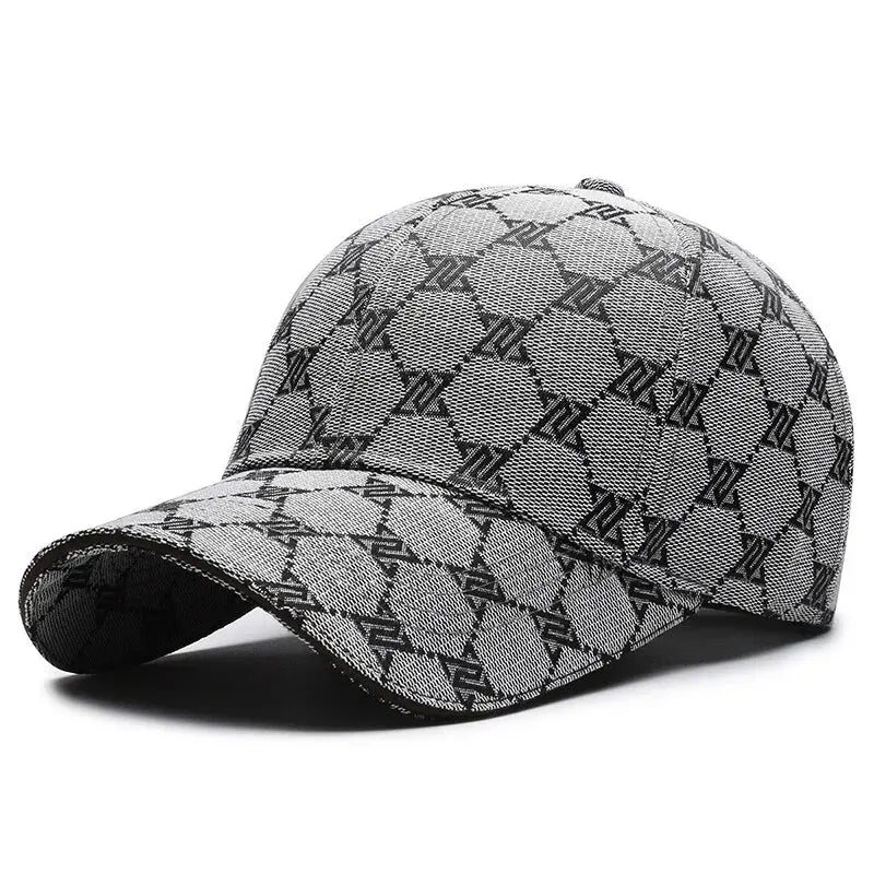 Casquette de Baseball cousue à trois lignes pour hommes et femmes, protection solaire quatre saisons, décontractée, filet rouge en détresse, chapeau 1841