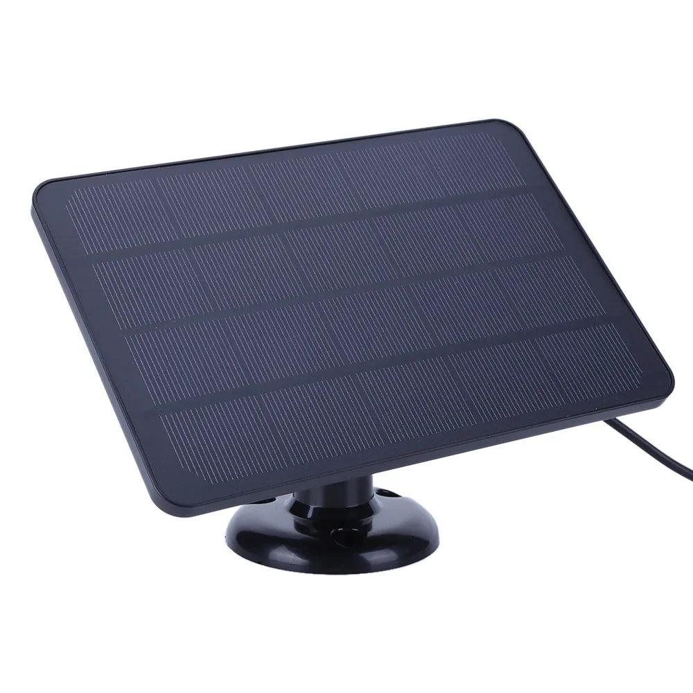 Panneau solaire compact avec support, idéal pour gadgets high-tech et énergie renouvelable