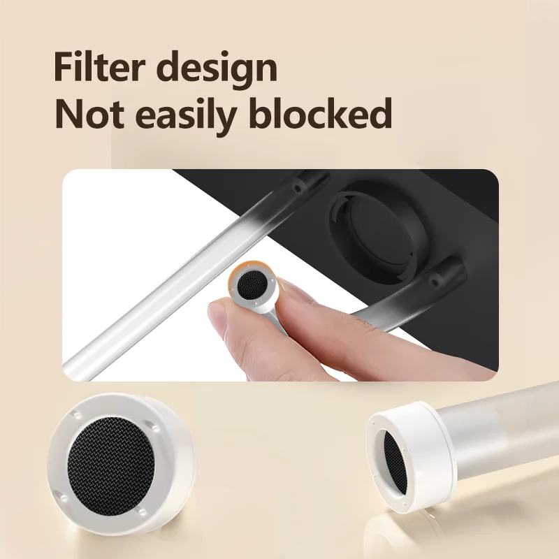 Filtre anti-bouchage pour aspirateur, design résistant, facile à nettoyer, compatible tuyau flexible