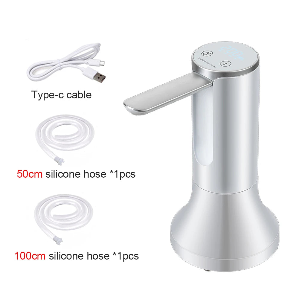Pompe à eau électrique intelligente, pompe à eau automatique, distributeur d'eau potable aste, bouteille pliable, bureau, 19 litres