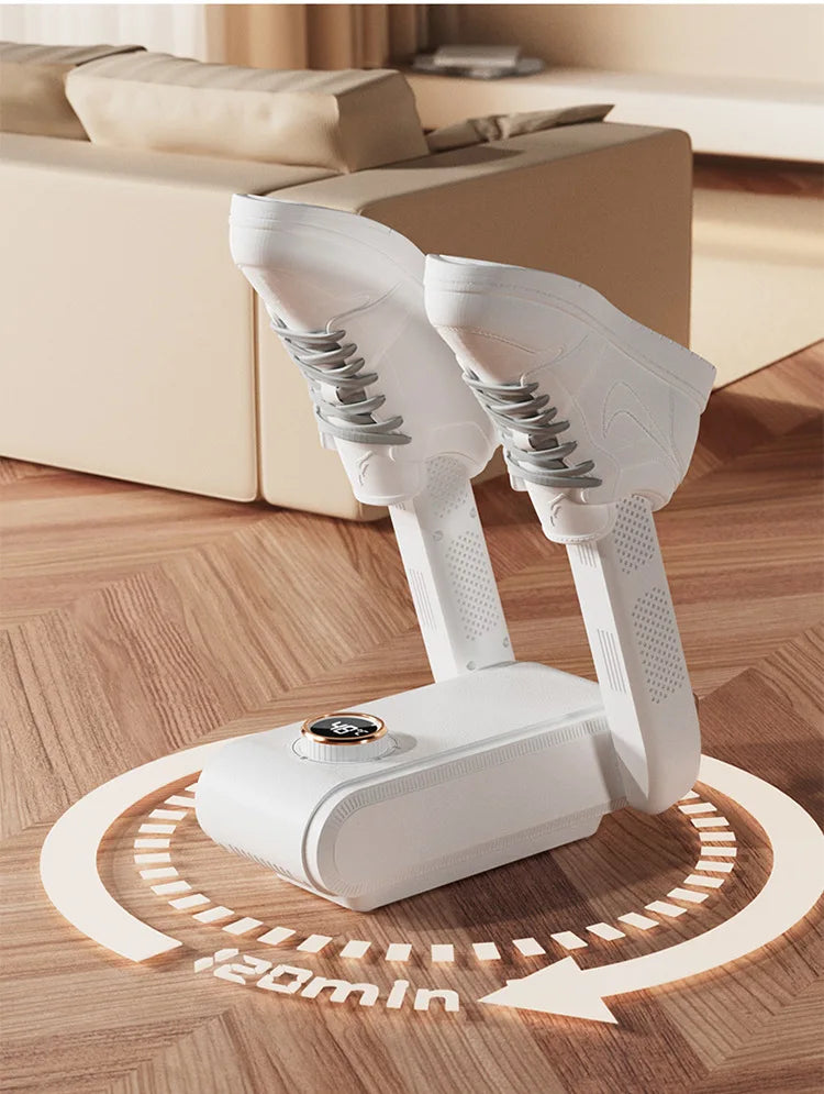 Sèche-chaussures pliable à température constante, air chaud, surpoids de vache, élimine les mauvaises odeurs, synchronisation, nouveau