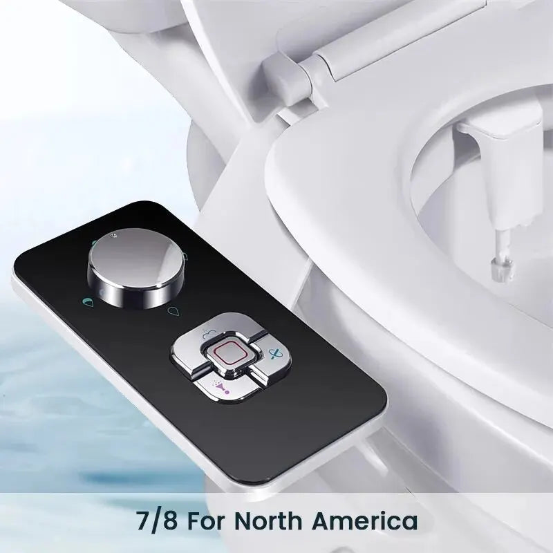 Buse de toilette intelligente avec télécommande tactile, compatible 7/8 pouces pour Amérique du Nord