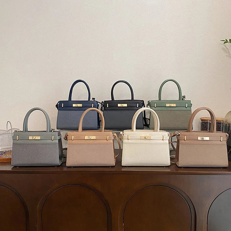 Sélection de sacs à main élégants en diverses couleurs, idéaux pour un style moderne et pratique.