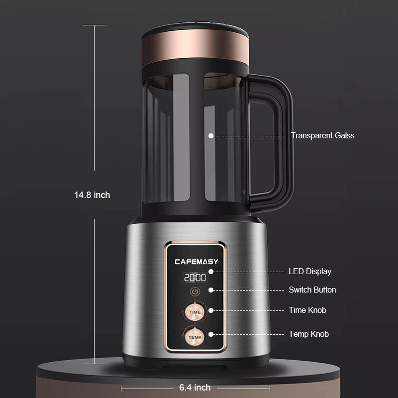 Nouveau 220V électrique ménage Air torréfacteur Machine à café maison café grain torréfacteur contrôle de la température café torréfaction Machine