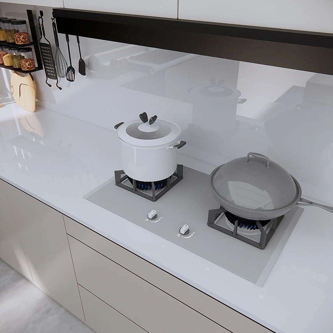 Papier peint auto-adhésif blanc brillant, imperméable, résistant à l'huile, film de rénovation pour meubles en PVC, autocollant pour armoires de cuisine