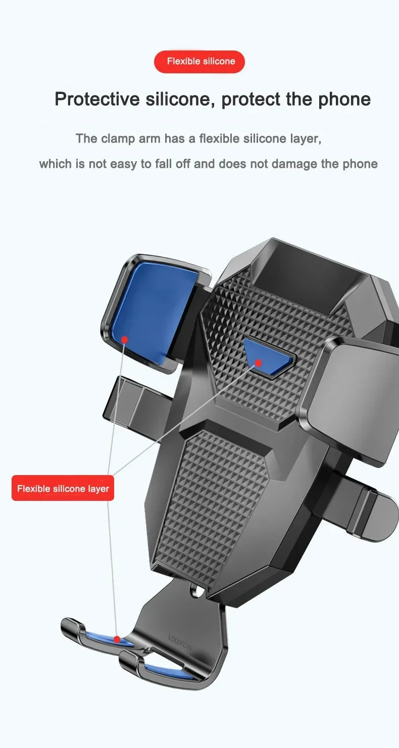 NOUVEAU Support de téléphone universel pour voiture à ventouse 360° °   Support de téléphone portable pour tableau de bord de voiture, compatible avec iPhone, Samsung, Xiaomi