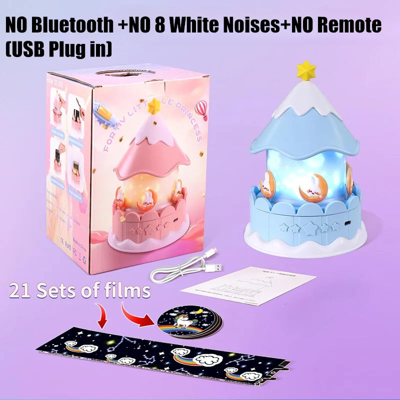 Projecteur de ciel étoilé Galaxy 21 en 1 pour enfants, rotation à 360 °, minuterie, lampe, anniversaire, cadeaux de Noël, décor