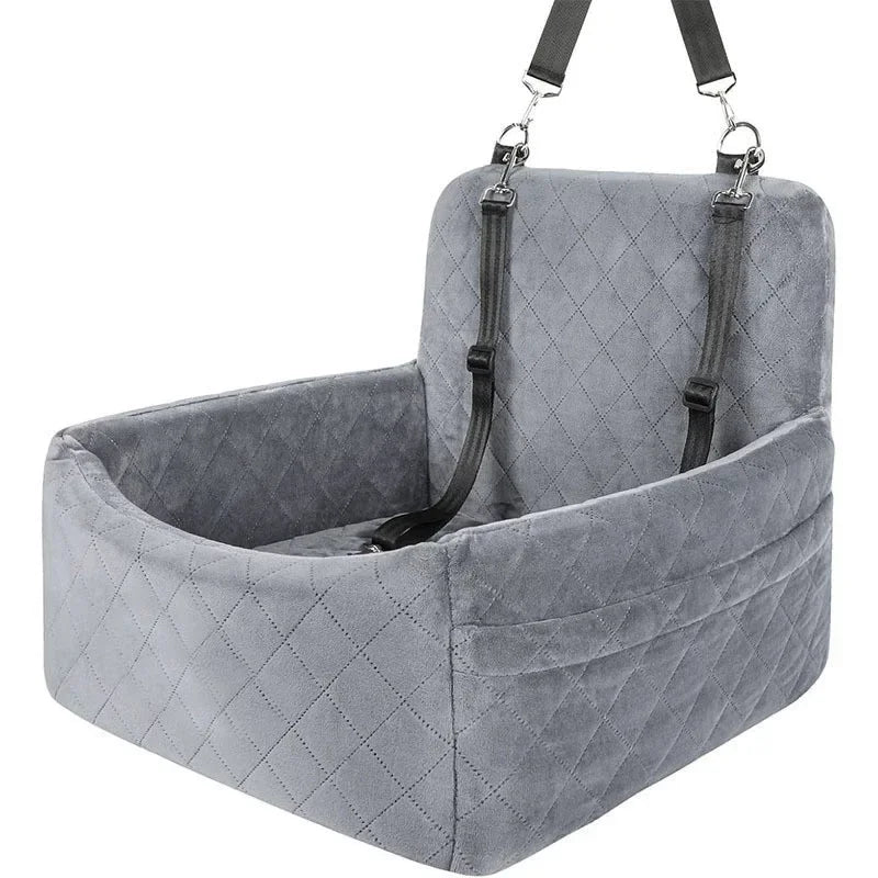 Siège de voiture pour animaux de compagnie, chenil pour chiot et chat, tapis de siège amovible, lavable, Base antidérapante, rangée avant et arrière, siège de sécurité pour chien, nid de voyage