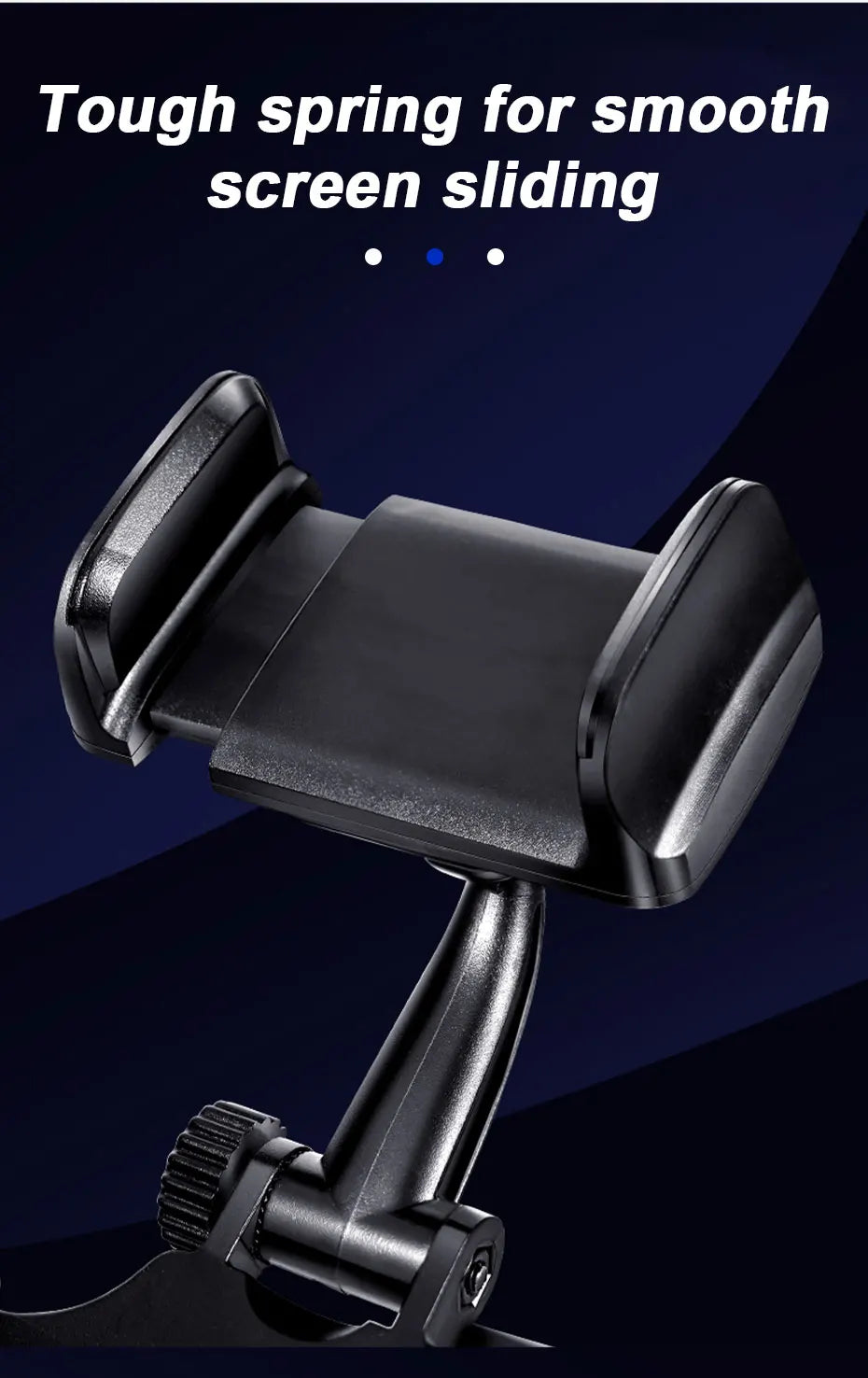 SEAMETAL-Support de téléphone pour rétroviseur de voiture, réglage de la rotation libre, pince stable, support de téléphone pour smartphone, navigation rapide, ket