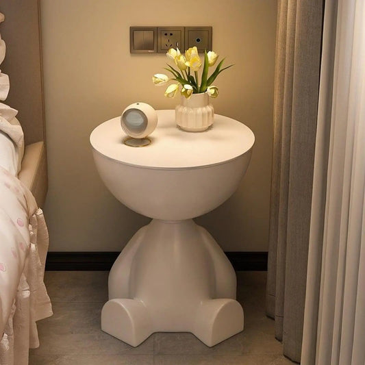 Table d'appoint créative à tête plate, Table de chevet, canapé de maison, support latéral, chambre à coucher, balcon, Mini Table mobile, petit appartement, thé