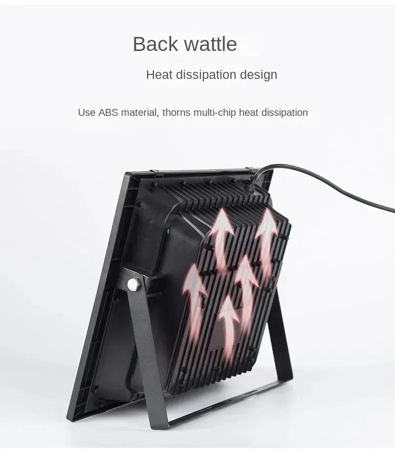 JVEE 30W 1000mAh projecteurs solaires télécommande alimenté projecteur extérieur étanche IP67 Villa lampadaire Angle réglable