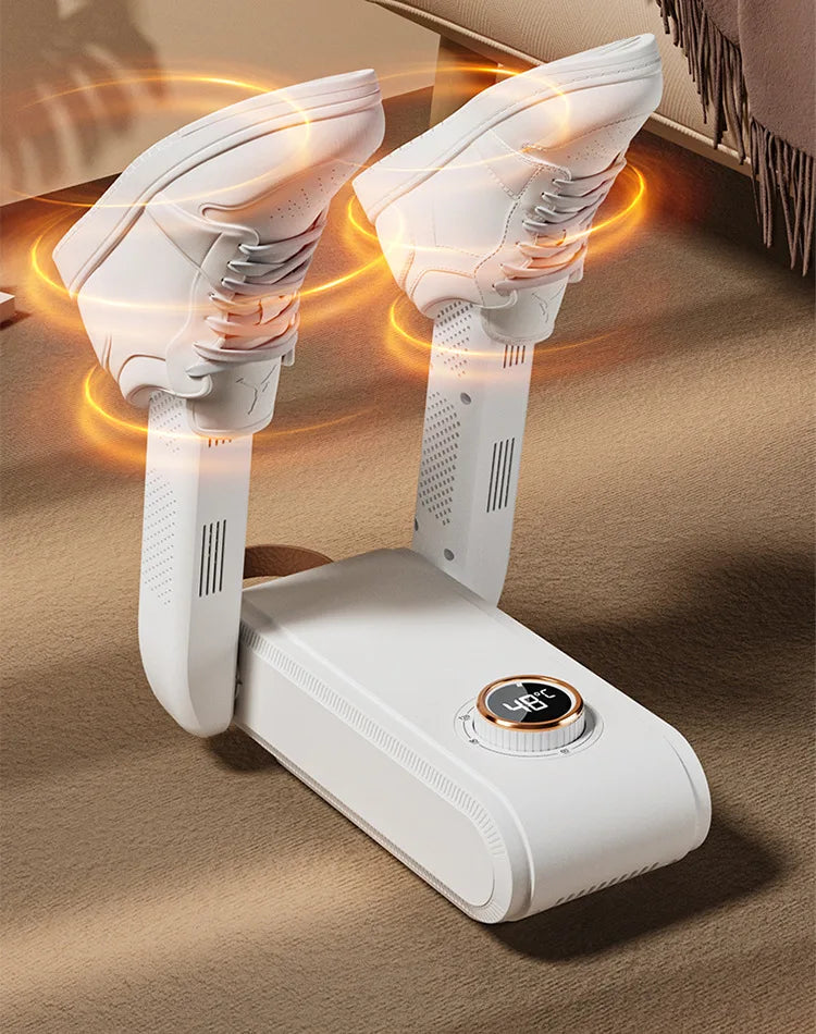 Sèche-chaussures pliable à température constante, air chaud, surpoids de vache, élimine les mauvaises odeurs, synchronisation, nouveau
