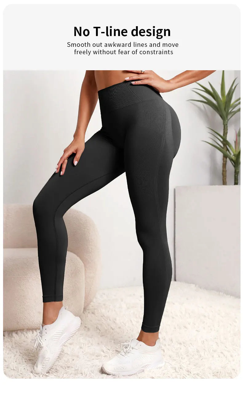 Leggings taille haute pour femmes, pantalon d'entraînement, contrôle du ventre, doux, extensible, confortable, Yoga, course à pied, sport