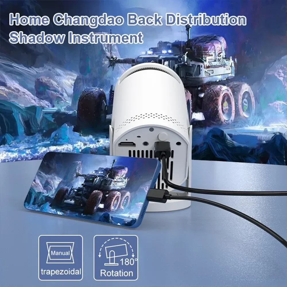 Projecteur d'ombre décoratif pour maison, effet 3D, rotation 180°, idéal pour ambiance gaming ou cinéma
