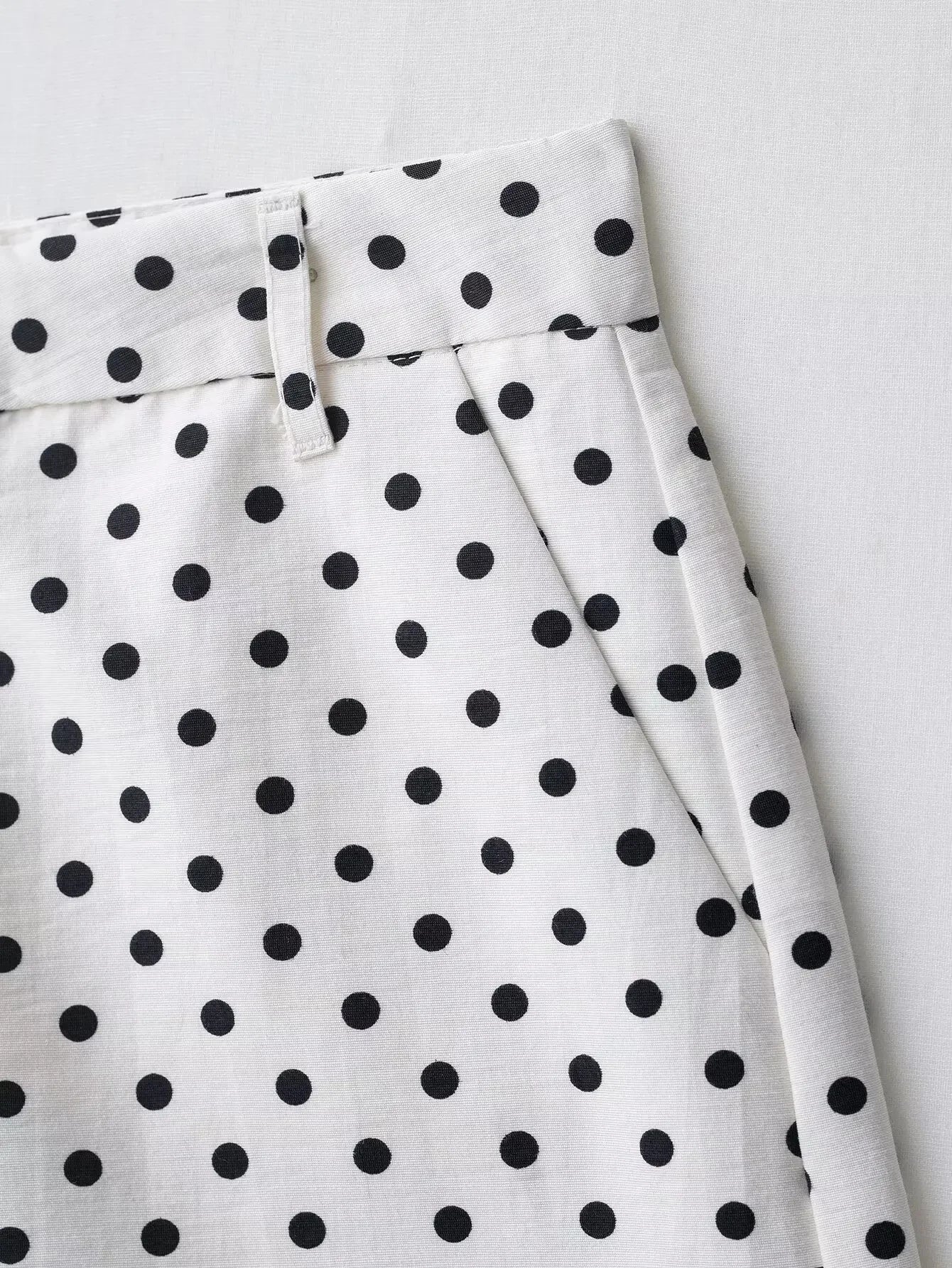 HH mode femmes à pois imprimé manteaux courts automne manches longues col roulé fermeture éclair avec poches cordon veste décontractée