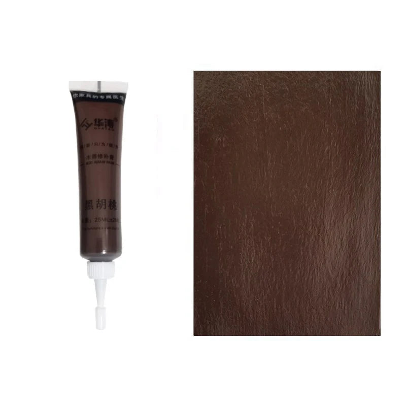 Agent de réparation des rayures pour meubles en bois multicolores, pâte de retouche multi-usages pour sols, escaliers, portes en bois, mastic de réparation des rayures
