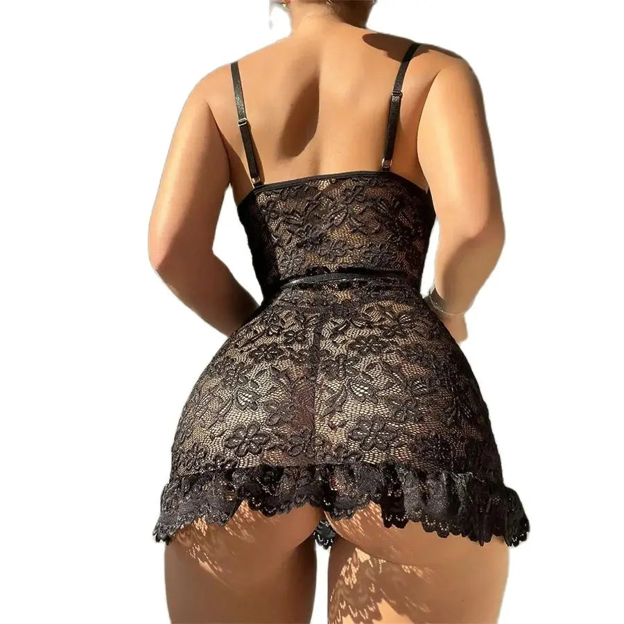 Dentelle Sexy Lingerie Transparent Chaud Porno Dentelle Sous-Vêtements Érotiques Ensemble De Soutien-Gorge Sexy Et Jarretière Lingerie Sexy Chaud Érotique Vêtements De Nuit