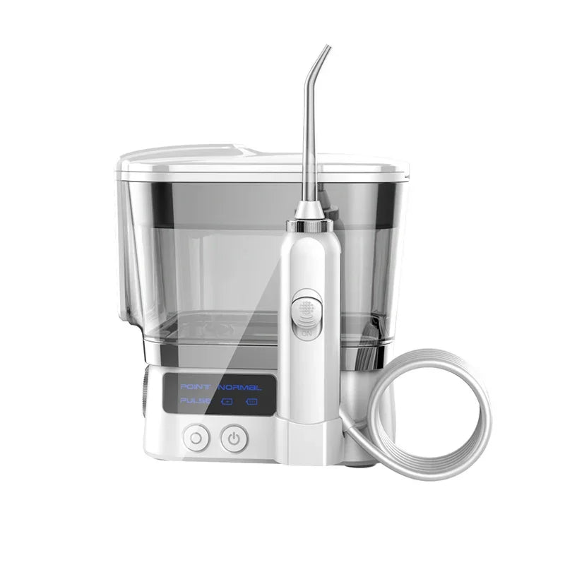 Irrigateur dentaire Portable, hydropulseur, hygiène buccale, 4 embouts de Jet, buses, 10 Modes, nettoyeur d'eau avec réservoir d'eau de 600mm