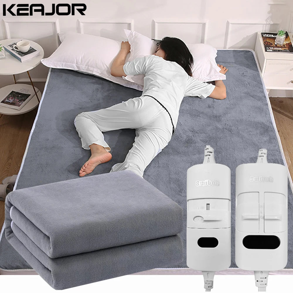 Couverture chauffante électrique pour chambre, couverture chauffante automatique, chauffe-corps, matelas thermique, 220V