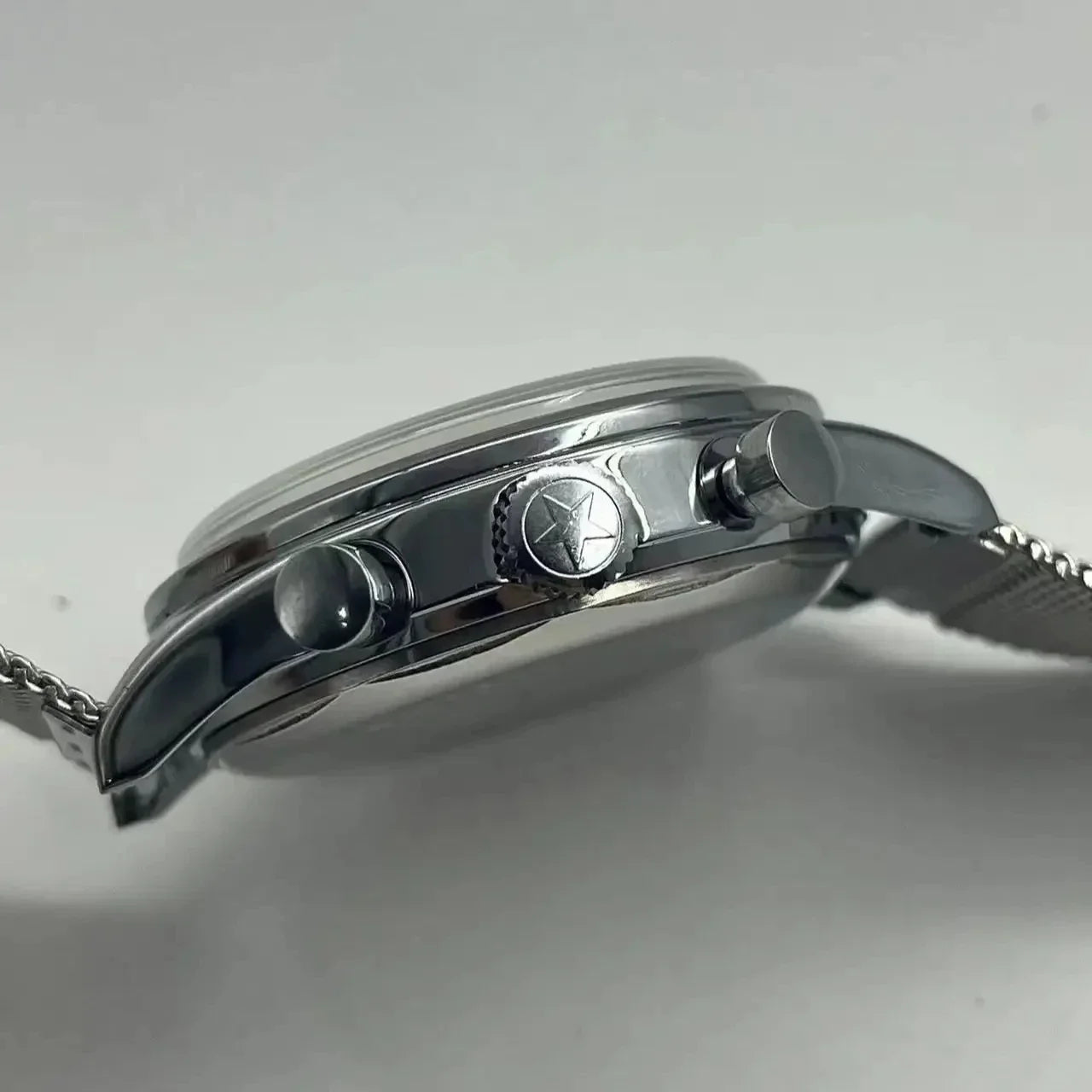 Montres pour hommes 1963 pilote montre automatique 42mm étanche rétro quartz chronographe montre habillée vintage