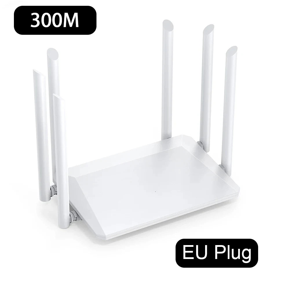 Répéteur de portée Wifi routeur sans fil double bande 2.4G 5G 1200Mbps avec antennes à Gain élevé 5 * 6dBi extension Wi-Fi à couverture plus large