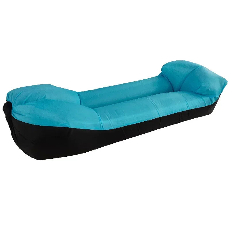 Tendance produits de plein Air canapé-lit gonflable rapide sac de couchage de bonne qualité sac gonflable sac paresseux canapé de plage 240*70 cm