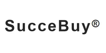 Logo SucceBuy® en noir sur fond blanc, marque de gadgets high-tech