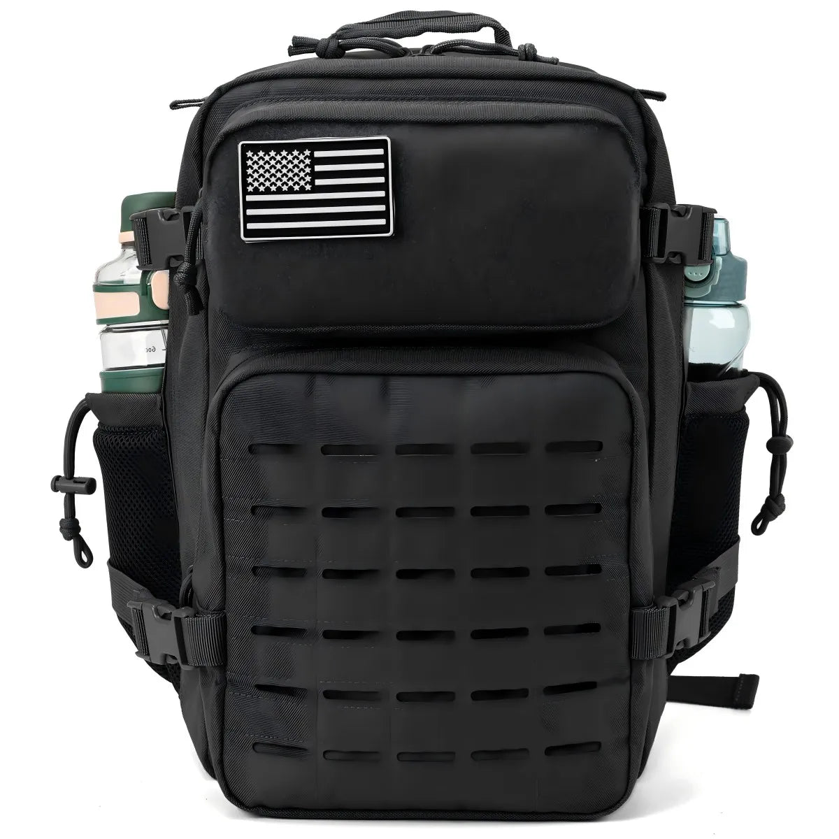 25L sac à dos tactique sac de plein air sac à dos de fitness sac à dos MOLLE femmes/hommes randonnée sac à dos de survie hommes double porte-gobelet