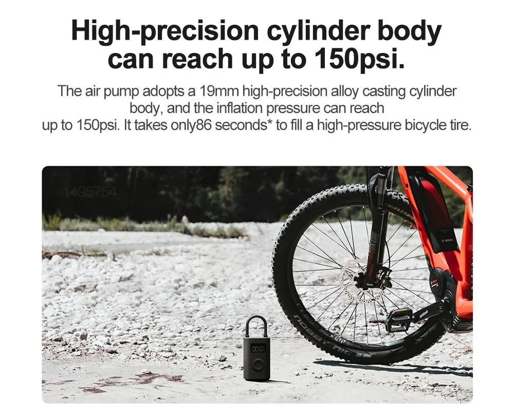 Nouveau compresseur d'air gonflable MIJIA 2D 2000mAh, pompe à air portable 2D pour vélo, voiture, moto, ballon CN