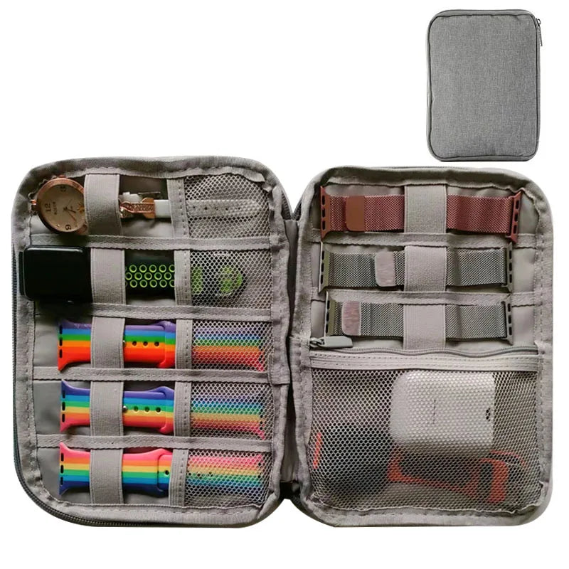 Boîte Portable étanche support de montre organisateur de rangement pour hommes femmes boîtes de montre intelligente pour Apple bracelet de montre boîte de rangement montres