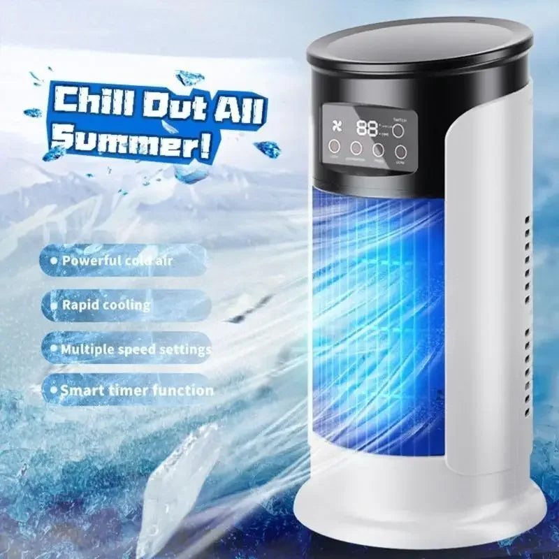 Climatiseur portable portable à 6 vitesses d'évaporation ventilateur refroidissement à air
