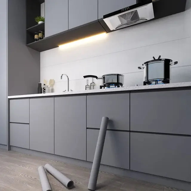 Papier peint auto-adhésif imperméable à l'huile pour cuisine, 10M, autocollants pour rénovation d'armoire, décoration murale anti-moisissure sans formaldéhyde