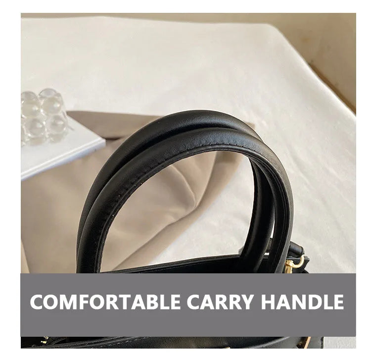 Poignée de sac à main noire confortable pour transport facile