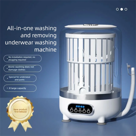 Mini Machine à laver Portable multifonctionnelle, Rechargeable, avec déshydratation, vêtements pour bébé, sous-vêtements, chaussettes, tasse à linge sans fil
