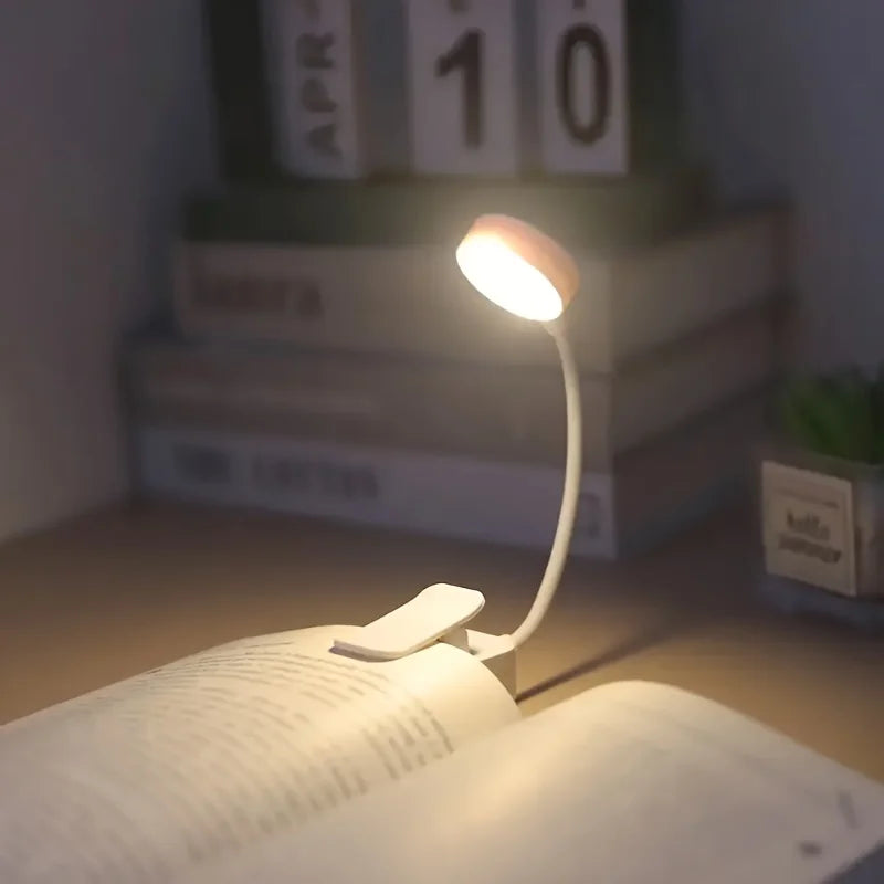 Lampe de lecture LED flexible avec pince, éclairage doux pour livre, idéale bureau ou chevet