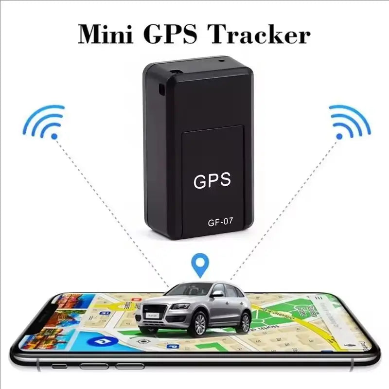 Mini traceur GPS GF-07 pour voiture, suivi en temps réel via smartphone, localisation précise et connectivité sans fil