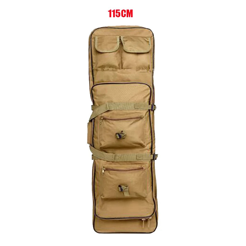 Sac de transport tactique 115 cm, sac à dos militaire avec multiples poches, idéal pour équipement de chasse ou airsoft