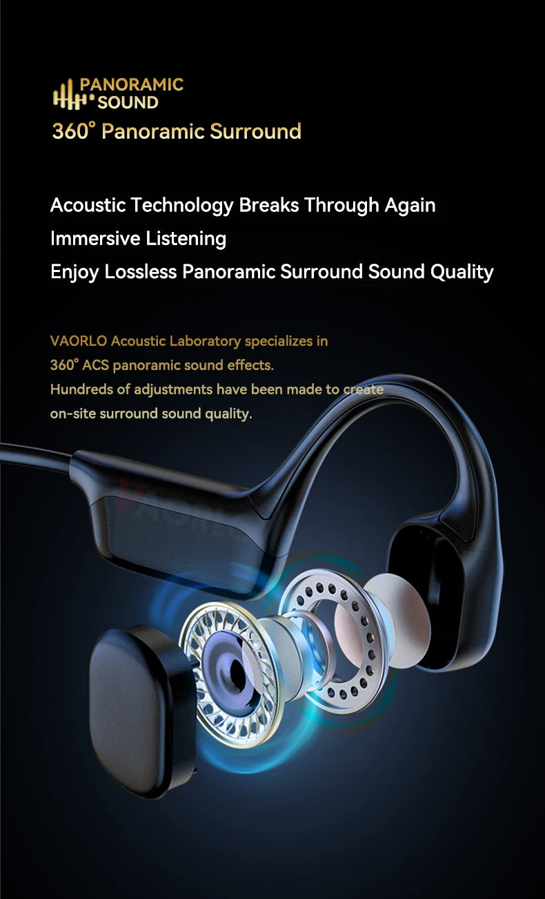 Écouteurs à Conduction osseuse, casque d'écoute étanche IPX8 pour la natation, nouveau casque de Sport sans fil Bluetooth MP3 32 go de RAM Hifi stéréo