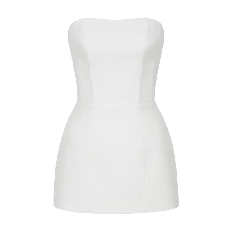 Tornova – robe en dentelle sans bretelles pour femme, ensemble élégant et Sexy, gilet à bretelles, taille haute, jupe longue d'épissure, Slim, Banquet, 2 pièces