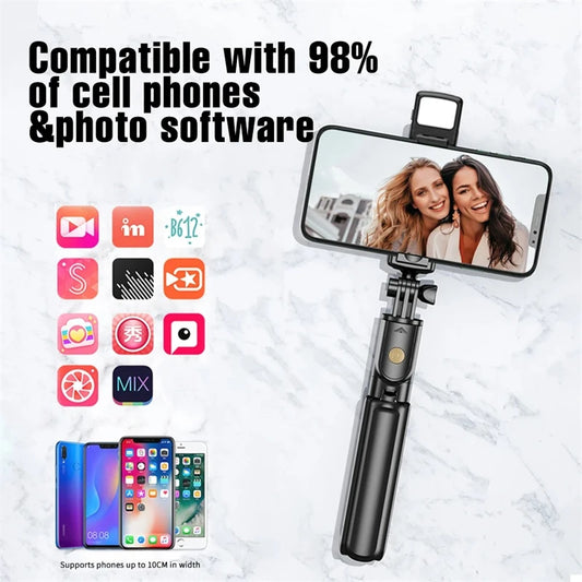 Nouveau support de téléphone portable flexible à 360 degrés, monopode pour caméra sportive, mini trépied pour selfie avec télécommande sans fil