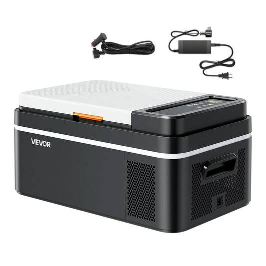 SucceBuy Réfrigérateur portable 20 L, réfrigérateur de voiture, refroidisseur à compresseur électrique avec contrôle par application, congélateur pour voitures, camping et camping-cars