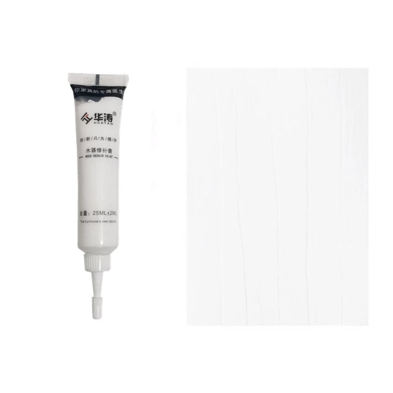 Agent de réparation des rayures pour meubles en bois multicolores, pâte de retouche multi-usages pour sols, escaliers, portes en bois, mastic de réparation des rayures