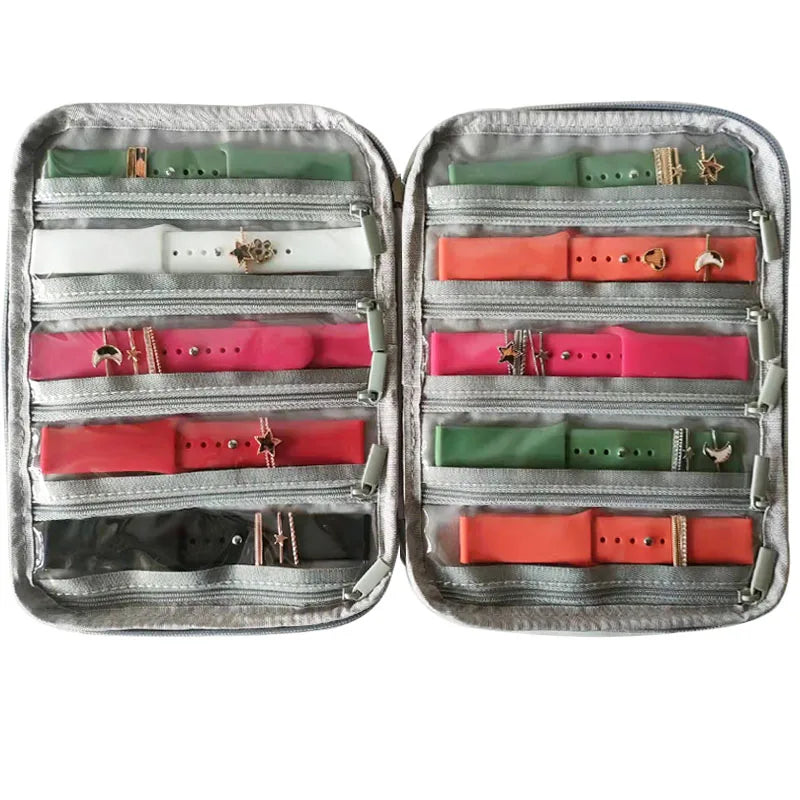 Boîte Portable étanche support de montre organisateur de rangement pour hommes femmes boîtes de montre intelligente pour Apple bracelet de montre boîte de rangement montres