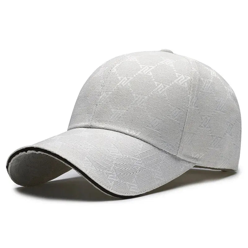 Casquette de Baseball cousue à trois lignes pour hommes et femmes, protection solaire quatre saisons, décontractée, filet rouge en détresse, chapeau 1841